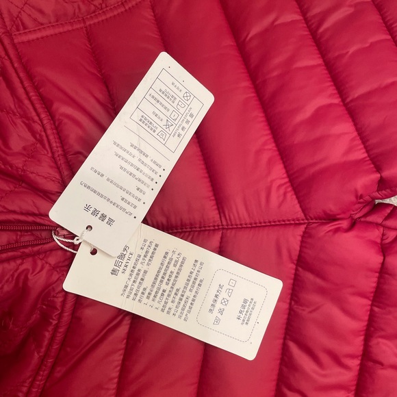 Warm puffer pants with elastic side panels NWT - Picture 5 of 15